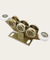 Vozíky pro samonosné kolejové brány, válečky, příslušenství bran, výrobce Polsko