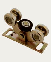 Vozíky pro samonosné kolejové brány, válečky, příslušenství bran, výrobce Polsko